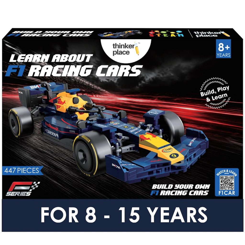 Gallop F1 Race Car Building Block Toy Set for 7+ (447 Pcs) Racing Car Construction Toy for Kids Age 7+ | STEM Learning Toy | Creative DIY Model Kit for Gifting Boys & Girls