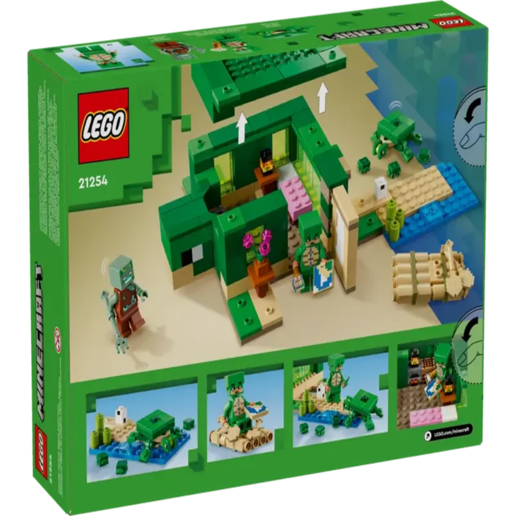 Lego 21254 Minecraft The Turtle Beach House - 234 Pieces