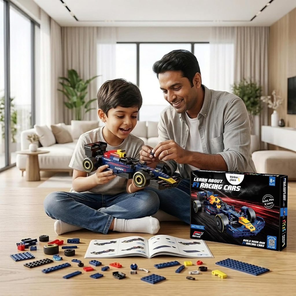 Gallop F1 Race Car Building Block Toy Set for 7+ (447 Pcs) Racing Car Construction Toy for Kids Age 7+ | STEM Learning Toy | Creative DIY Model Kit for Gifting Boys & Girls
