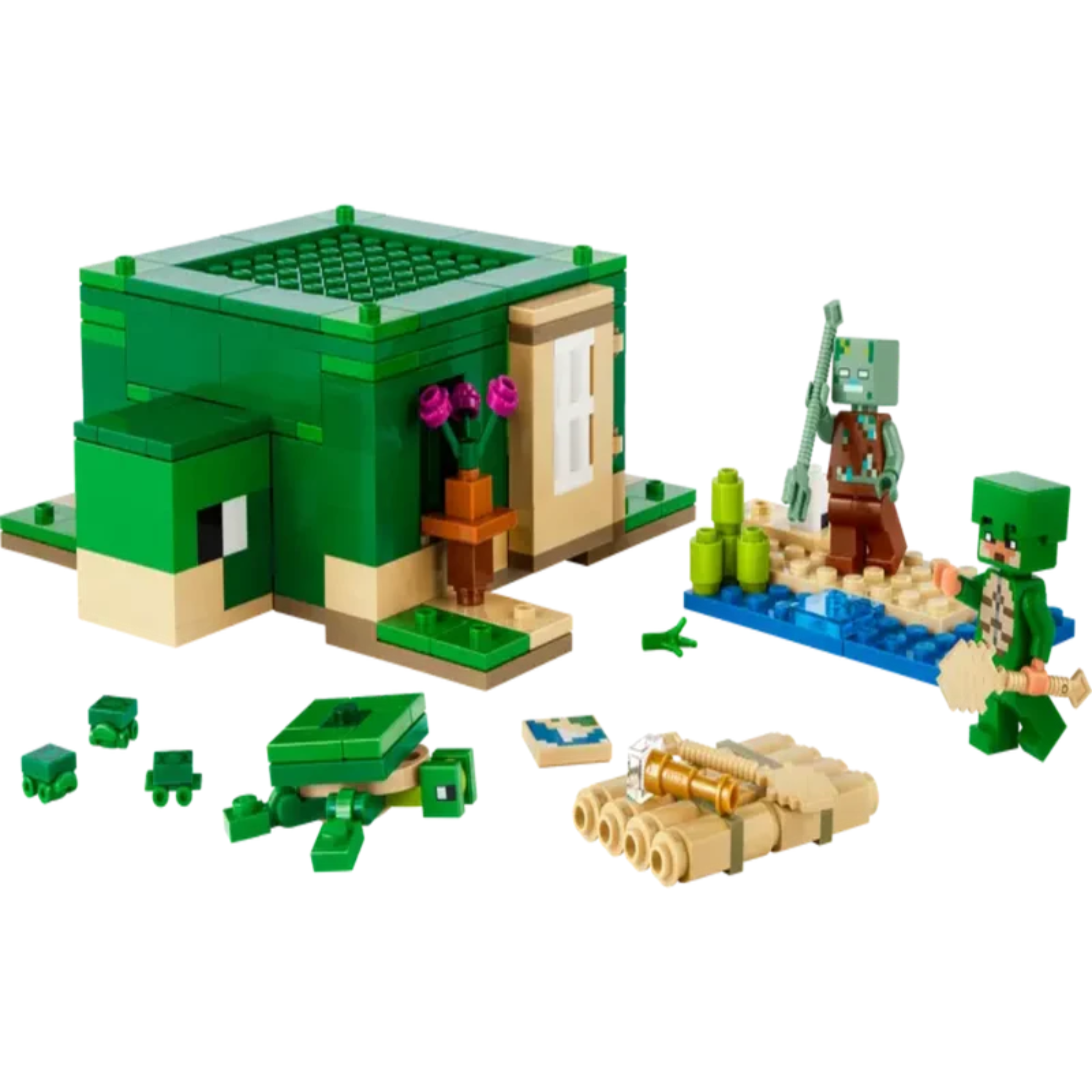 Lego 21254 Minecraft The Turtle Beach House - 234 Pieces