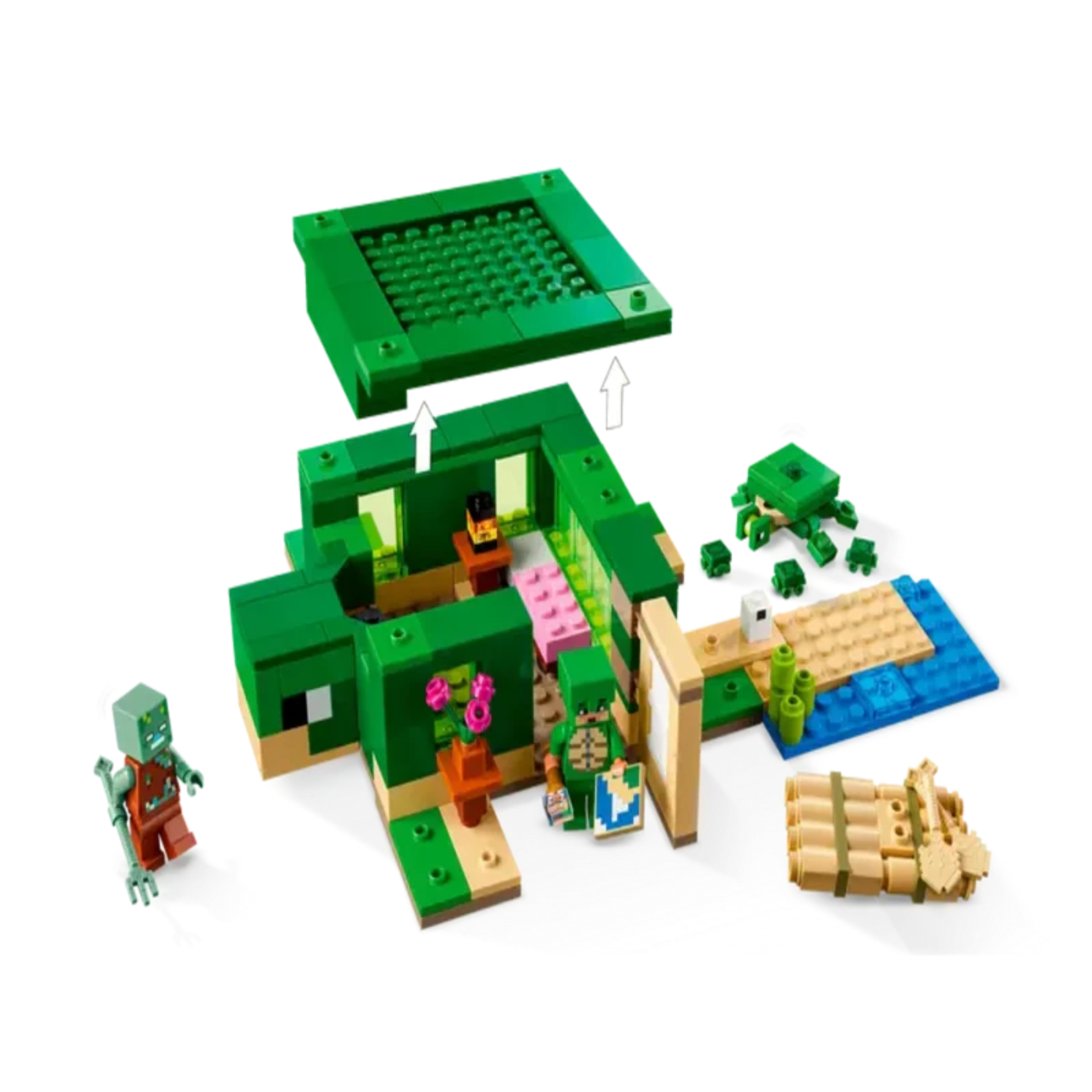 Lego 21254 Minecraft The Turtle Beach House - 234 Pieces