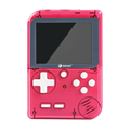 Sameo Handheld Video Game Console, Dreamboy Retro Mini Game with 500 Classic Retro Game TV Compatible for Kids, Rechargeable 8 Bit Classic (Ice Red)