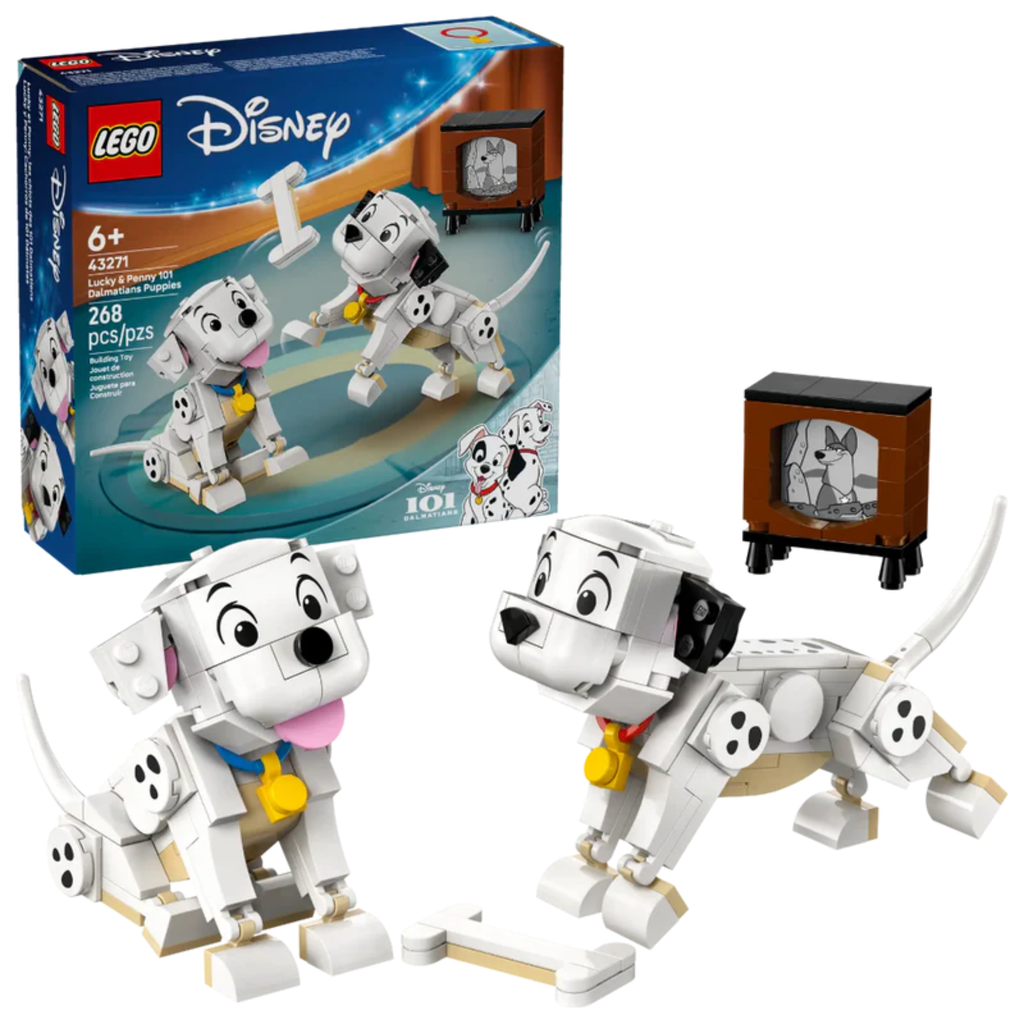 Lego 43271 Disney Lucky & Penny 101 Dalmatians Puppies (268 Pieces)