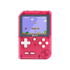 Sameo Handheld Video Game Console, Dreamboy Retro Mini Game with 500 Classic Retro Game TV Compatible for Kids, Rechargeable 8 Bit Classic (Ice Red)
