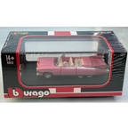 1959 Cadillac Eldorado Biarritz pink 1:72 Bburago Licensed Diecast Scale Model Car Collectible