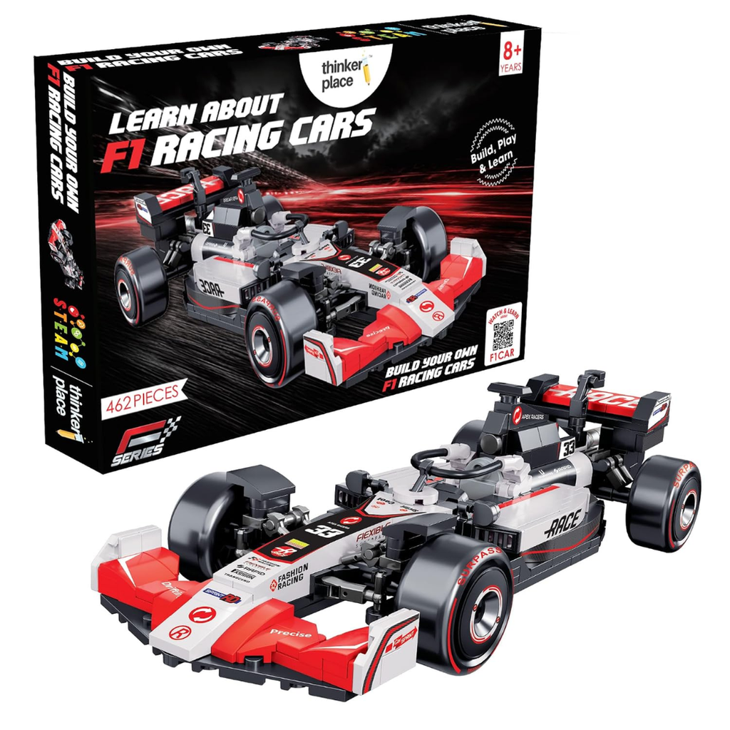 Meteor F1 Race Car Building Block Toy Set for 7+ (462 Pcs) Racing Car Construction Toy for Kids Age 7+ | STEM Learning Toy | Creative DIY Model Kit for Gifting Boys & Girls