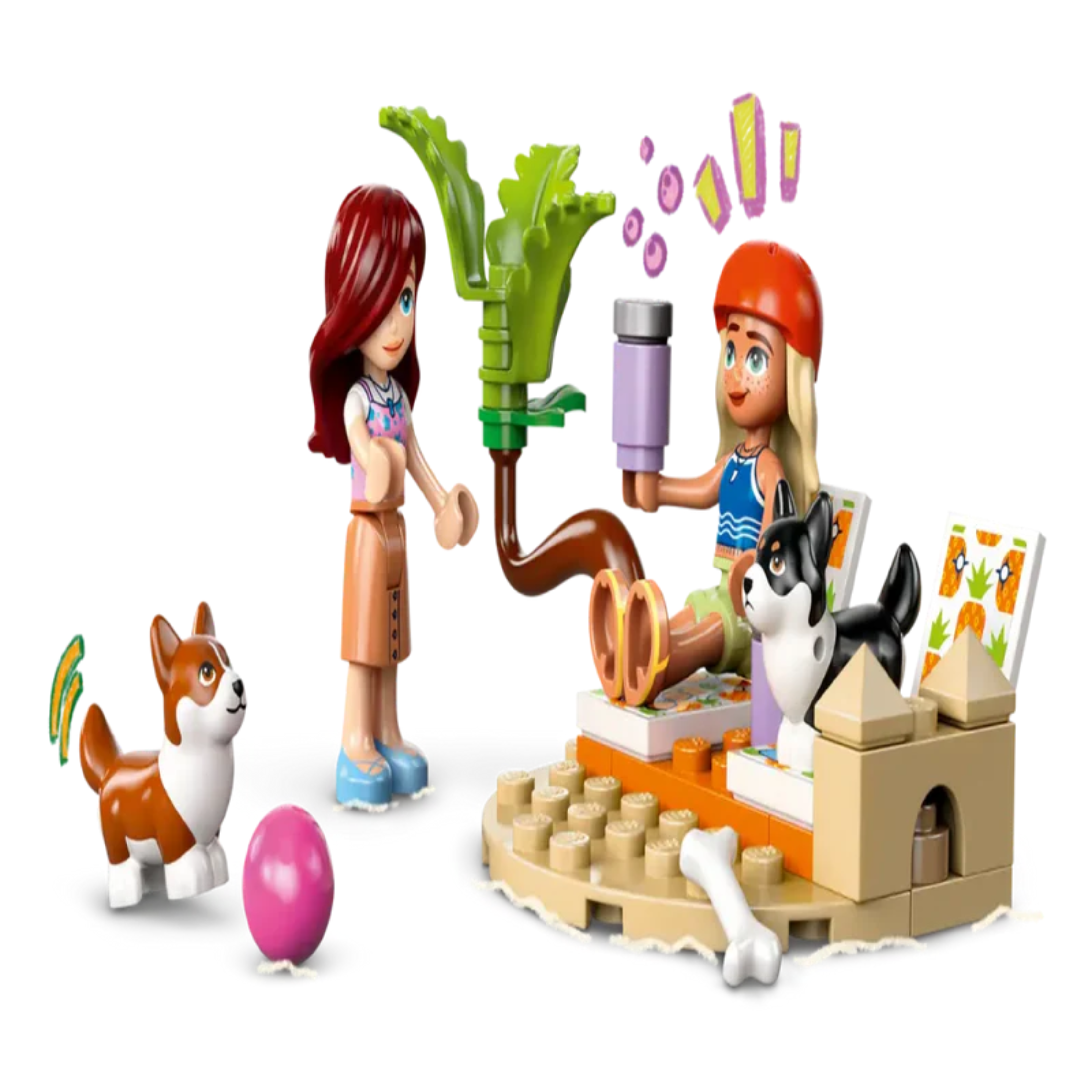 Lego 42641 Friends Surfing Dogs And Scooter Adventure (113 Pieces)