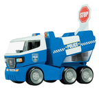 Funskool MOLTO Police Truck, Toy Truck, Nesting & Stackable Toy for Kids, Encourages Learning & Development, Fun Activity for Babies, Gift Set for Kid, Age 1, 2, 3, 4, 5 Months