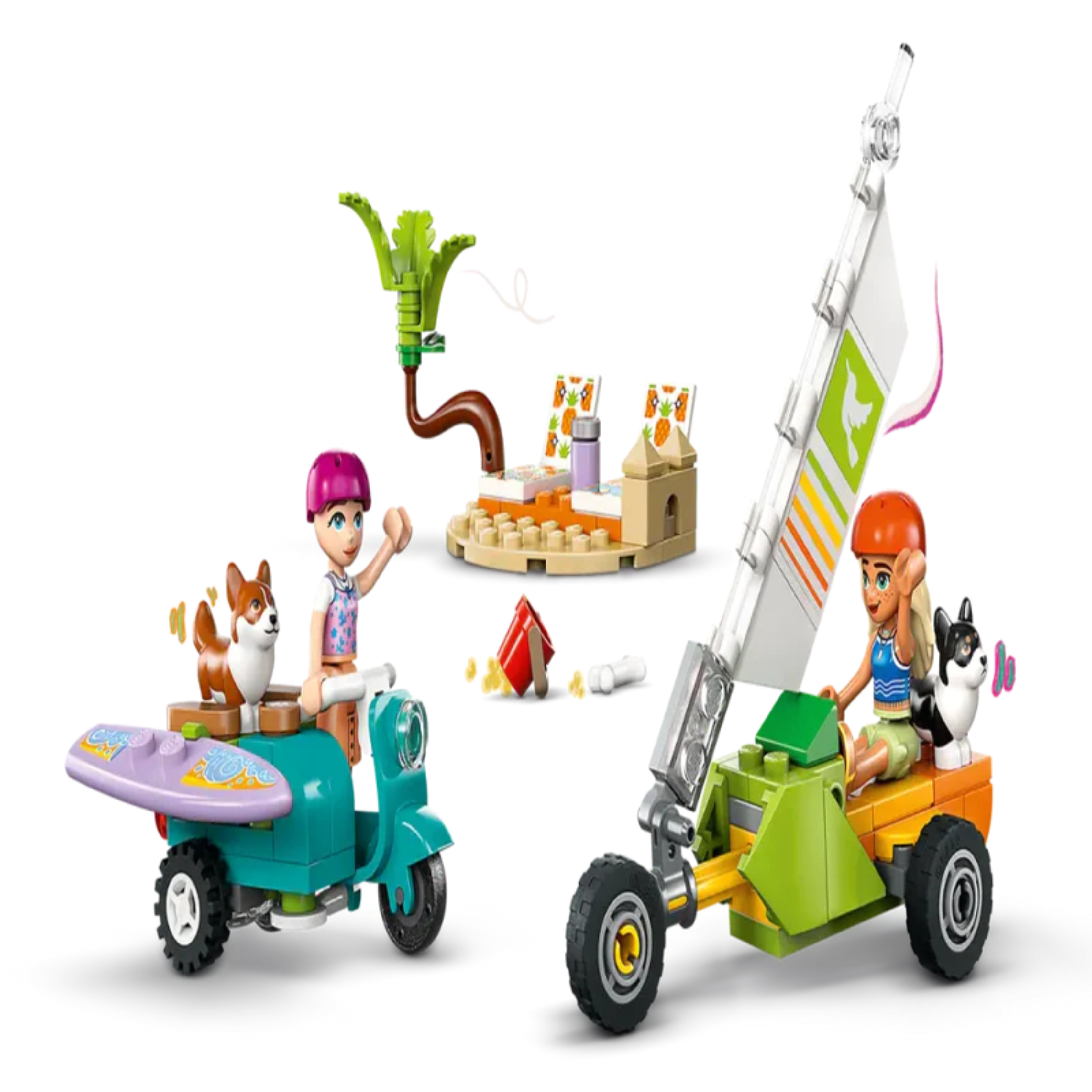 Lego 42641 Friends Surfing Dogs And Scooter Adventure (113 Pieces)