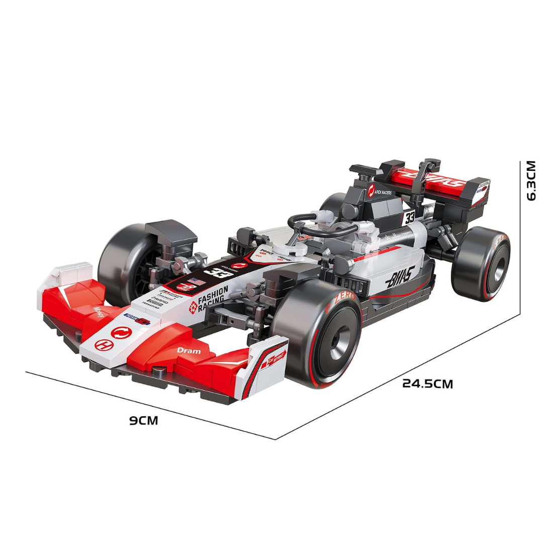 Meteor F1 Race Car Building Block Toy Set for 7+ (462 Pcs) Racing Car Construction Toy for Kids Age 7+ | STEM Learning Toy | Creative DIY Model Kit for Gifting Boys & Girls