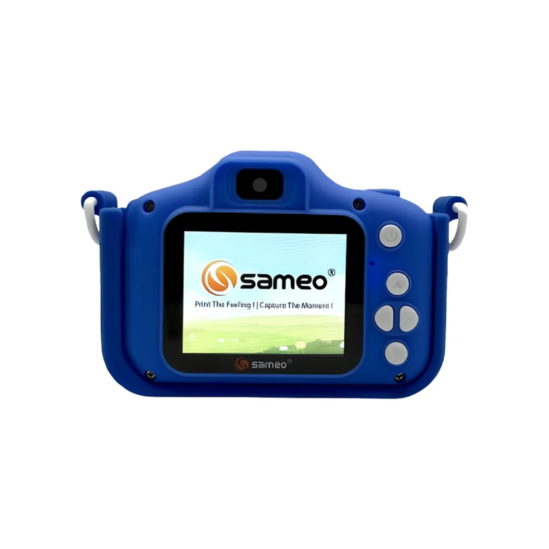 Sameo 48MP Kids Digital Camera with Video Recorder|2-Inch Screen & 8GB SD Card|Birthday Gift for Boys & Girls Ages 5-10|Mini Camera for Fun Photo & Video|Best Toy Camera for Kids- Chase  Blue