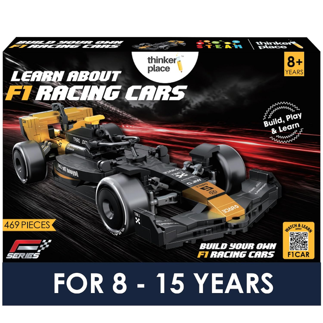 Speed F1 Race Car Building Block Toy Set for 7+ (469 Pcs) Racing Car Construction Toy for Kids Age 7+ | STEM Learning Toy | Creative DIY Model Kit for Gifting Boys & Girls