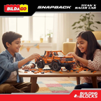 Bildago Snapback Racers - Titan X - Pull back Racer Car (474 PCS)