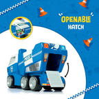 Funskool MOLTO Police Truck, Toy Truck, Nesting & Stackable Toy for Kids, Encourages Learning & Development, Fun Activity for Babies, Gift Set for Kid, Age 1, 2, 3, 4, 5 Months