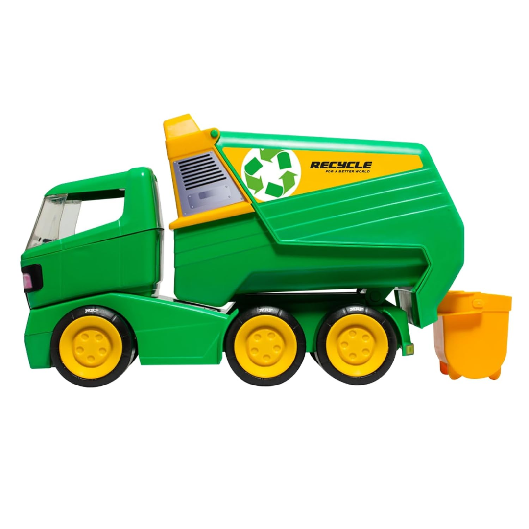Funskool MOLTO Garbage Truck, Toy Truck, Nesting & Stackable Toy for Kids, Encourages Learning & Development, Fun Activity for Babies, Gift Set for Kid, Age 1, 2, 3, 4, 5 Months