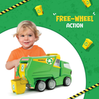 Funskool MOLTO Garbage Truck, Toy Truck, Nesting & Stackable Toy for Kids, Encourages Learning & Development, Fun Activity for Babies, Gift Set for Kid, Age 1, 2, 3, 4, 5 Months