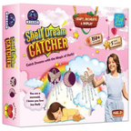 KREEDA- DIY Sea Shell Dream Catcher | Art & Craft Kit | DIY 150+ Natural Sea Shells | Creative Activity | Butterfly and Moon DIY kit