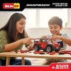 Bildago Snapback Racers - Hyper Rover - Pull back Racer Car (477 Pcs)