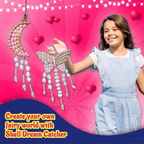 KREEDA- DIY Sea Shell Dream Catcher | Art & Craft Kit | DIY 150+ Natural Sea Shells | Creative Activity | Butterfly and Moon DIY kit