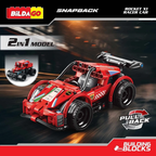 Bildago Snapback Racers - Rocket X1 - Pull back Racer Car (200 Pcs)