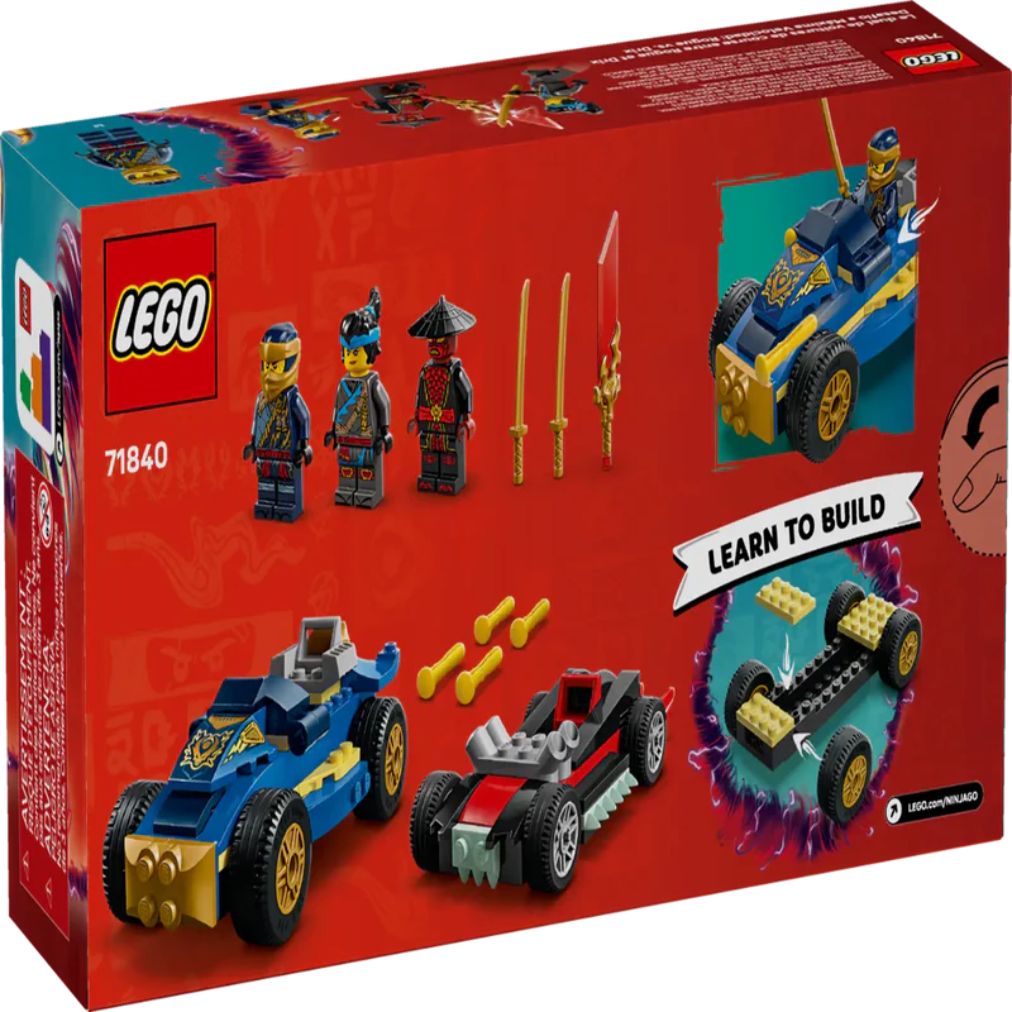Lego 71840 Ninjago Rogue Vs. Drix Race Car Duel (111 Pieces)