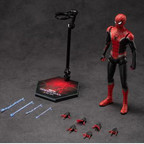 ZD Toys 1/10 Scale 7 inch No Way Home Spider-man Red and Black Upgraded Suit Collector Action Figure