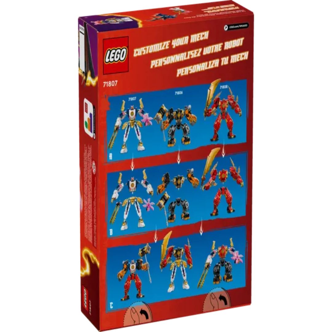 Lego 71807 Ninjago Sora's Elemental Tech Mech - 209 Pieces