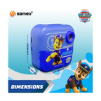 Sameo SC-Q5 Paw Patrol Edition Instant Print Camera for Kids| Ink-Free Thermal Printing | Kids Digital Camera with 2.4” IPS Screen | 32GB Card, Sticker Paper & Pens - Chase Blue