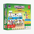 Spelling Game | Educational Board Game | Learning Toy for Kids 3-8 Years | 50 Picture Cards & 52 Alphabet Blocks with Storage Box | Builds Vocabulary | Travel-Friendly Birthday Gift for Kids