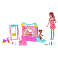 Barbie Skipper™ Babysitters Inc.™ Bounce House Playset with Skipper™ Babysitter Doll, Toddler Doll, Swing & Accessories, Toy for 3 Year Olds & Up, HHB67