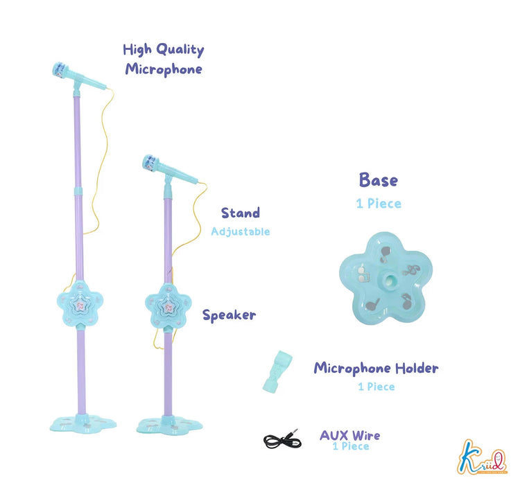 Kriiddaank Frozen Microphone Karaoke Set, 3Y+, Multicolour