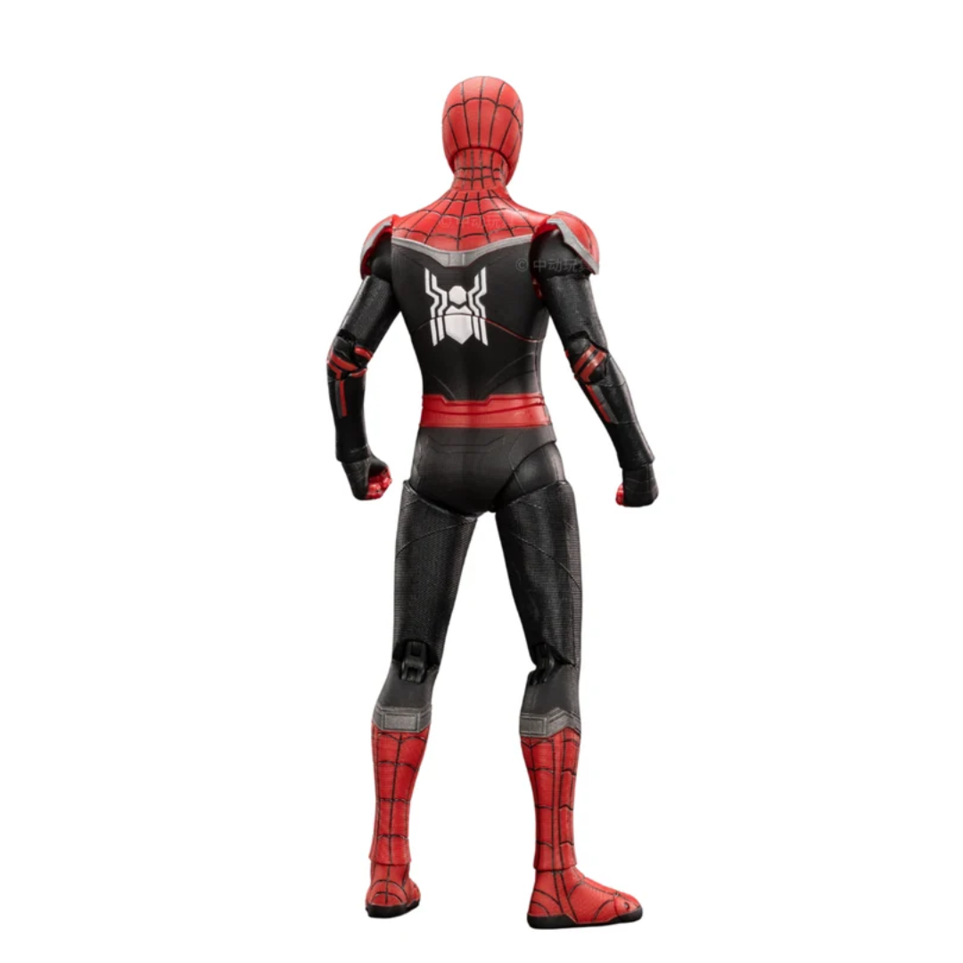 ZD Toys 1/10 Scale 7 inch No Way Home Spider-man Red and Black Upgraded Suit Collector Action Figure