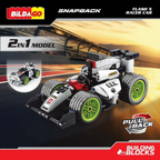 Bildago Snapback Racers - Flash X - Pull back Racer Car (198 PCS)