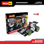 Bildago Snapback Racers - Flash X - Pull back Racer Car (198 PCS)