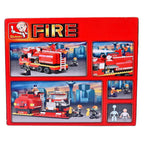 Sluban Building and Construction Blocks Sluban Building & Construction Blocks M38-B0220 Fire Engine Building Block Construction Set ( 281 Bricks ) Building Blocks