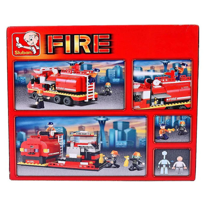 Sluban Building and Construction Blocks Sluban Building & Construction Blocks M38-B0220 Fire Engine Building Block Construction Set ( 281 Bricks ) Building Blocks