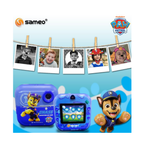 Sameo SC-Q5 Paw Patrol Edition Instant Print Camera for Kids| Ink-Free Thermal Printing | Kids Digital Camera with 2.4” IPS Screen | 32GB Card, Sticker Paper & Pens - Chase Blue