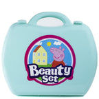 Skoodle Peppa Pig Beauty Set Toy with Cute Little Portable Carry Case , Gift for Your Child with 22 Pieces , Multicolour, for Kids Age 3+