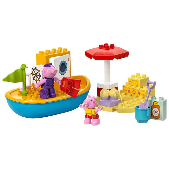 LEGO DUPLO Peppa Pig Boat Trip Playset 10432 Building Blocks Toys for 2+ Gift for Boys and Girls