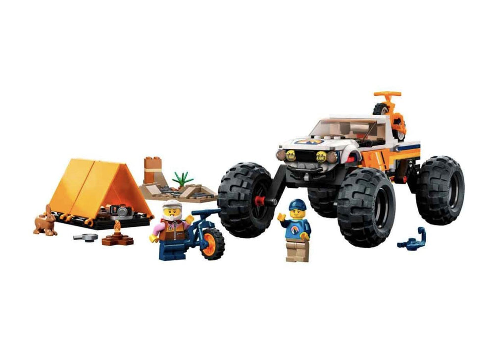 LEGO City 4x4 Off-Roader Adventures 60387 Building Toy Set (252 Pcs),Multicolor