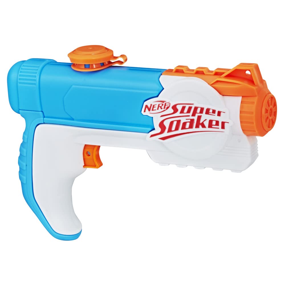 Super Soaker Nerf Piranha Toy Water Blaster for Holi - Trigger Action, Pichkari for 6 Year Old Kids, Branded Toy Pichkari for Holi Festival