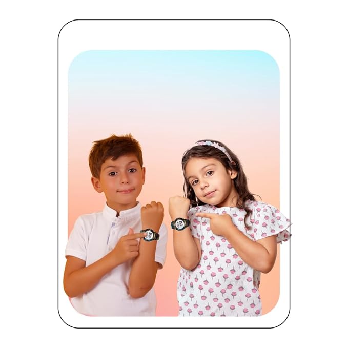 SPIKY Round Digital Sports Watch for Kids | Military, Camouflage Design | Multifunctional & Luminous Display | Water Resistant | Best Birthday Gift Wrist Watches for Boys & Girls | Age 2-14 yrs