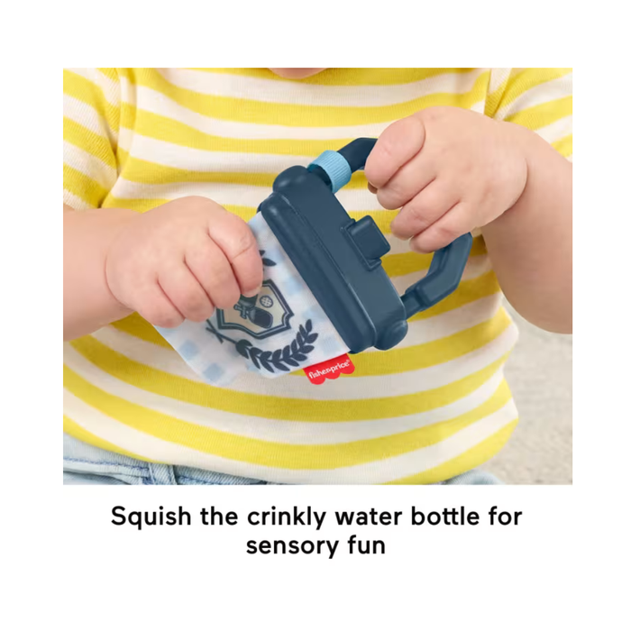 Fisher-Price Mini Me Moments Let's Play Pickleball Set, 3 Sports-Themed Baby Toys For Sensory Play