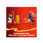 LEGO NINJAGO Young Dragon Riyu Toy Playset with 3 Minifigures 71810