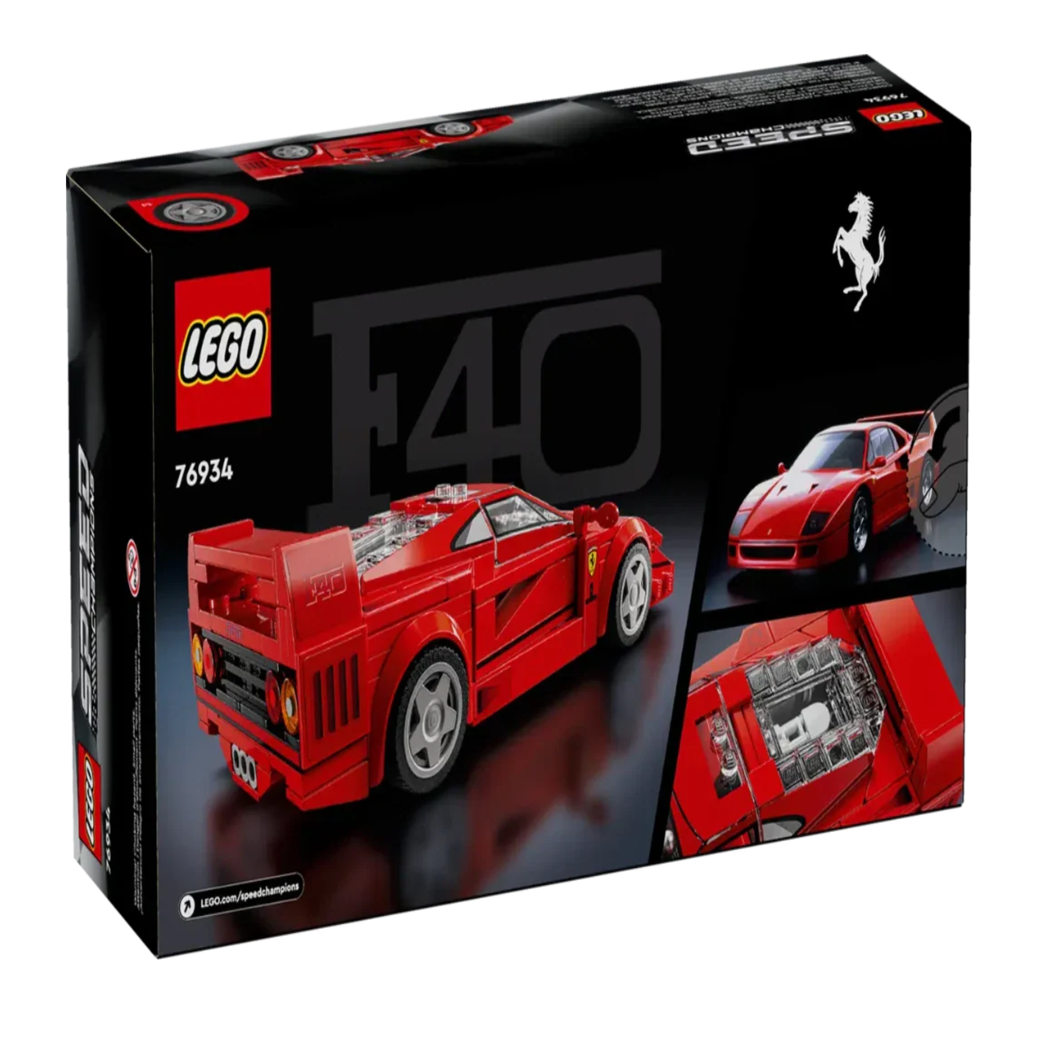Lego 76934 Speed Champions Ferrari F40 Supercar (318 Pieces)