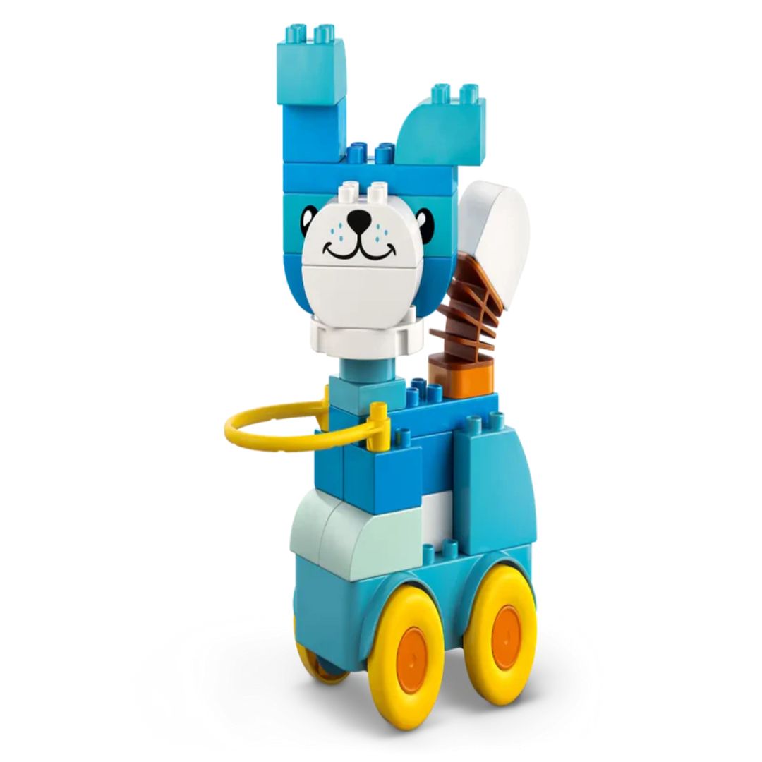 Lego 10448 Duplo 3in1 Animals On Wheels (58 Pieces)