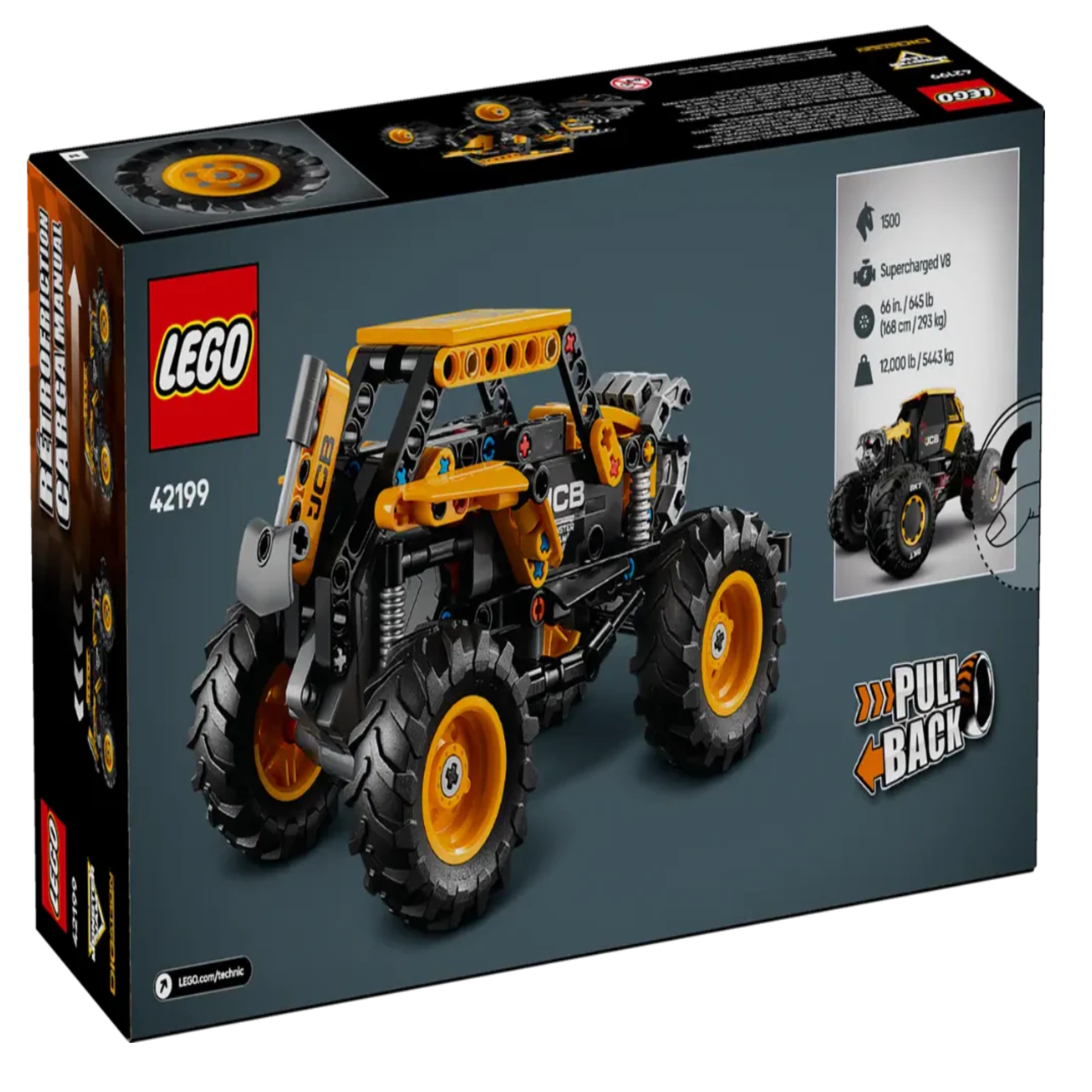 Lego 42199 Technic Monster Jam DIGatron Pull-Back (218 Pieces)