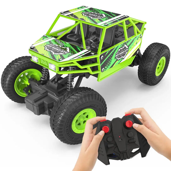 Duster 2x2 All Wheel Drive Remote Control Monster Truck - 50m+ Remote Control Range, 2000 mAh Rechargeable Battery, Luminous Headlights ( Remote Car )