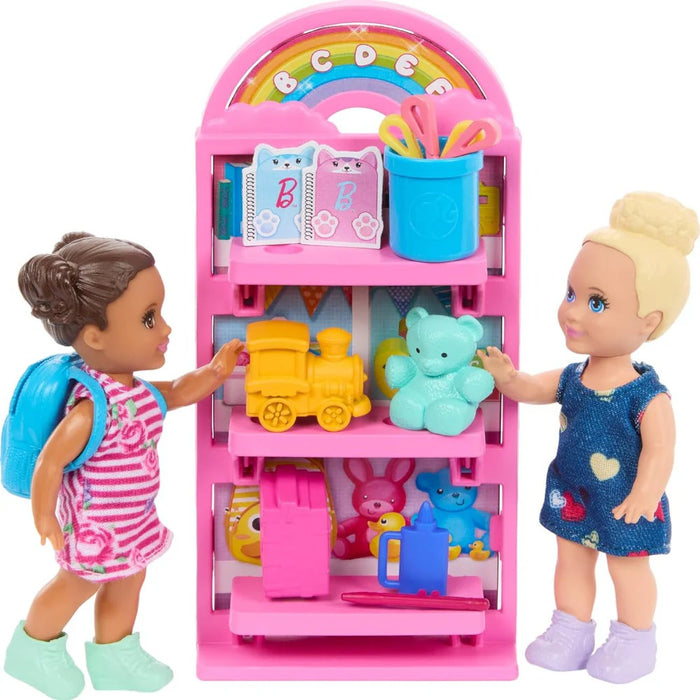 Barbie I Love School Dolls & Accessories, Classroom Playset with Fashion Doll