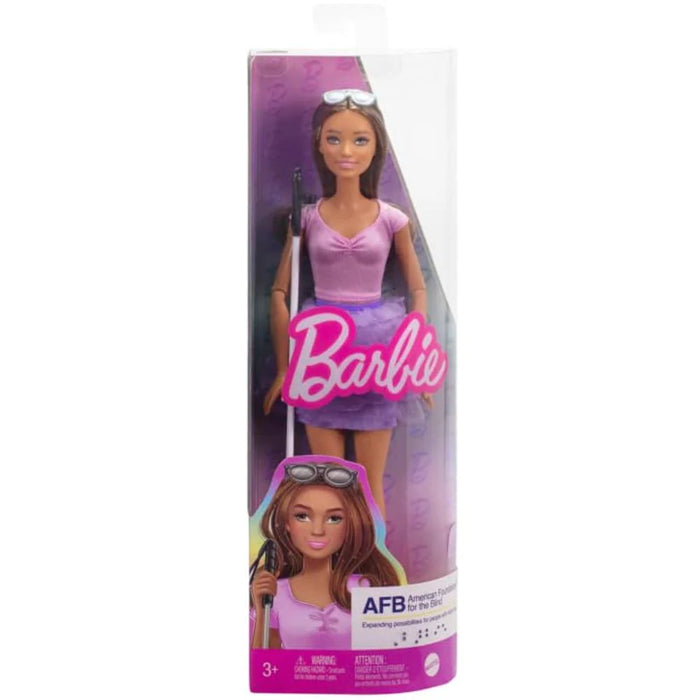 Barbie 65th Anniversary Collectible Fashion Doll -Blind Barbie Doll Wearing Pink Top And Ruffled Skirt